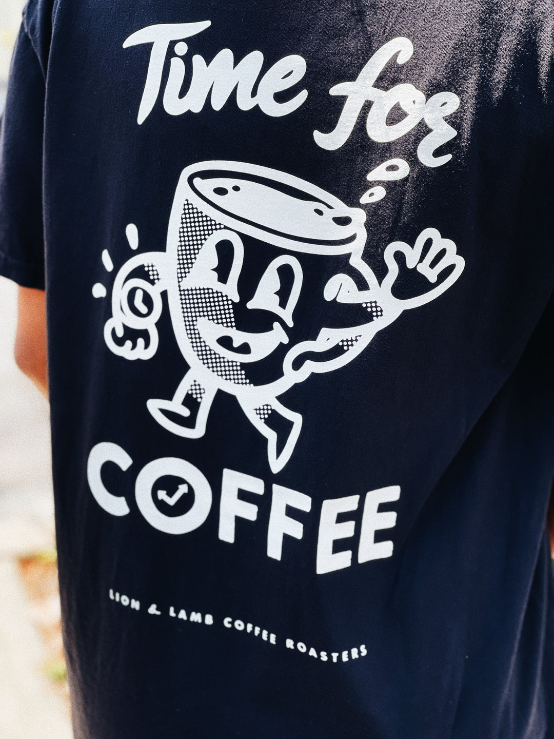 Time for Coffee Unisex Tee Shirt (Black)